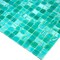 Apollo Tile Celestial 12 in. x 12 in. Glossy Cyan Blue Glass Mosaic Wall and Floor Tile 20 sq. ft./case, 20PK APLST88BL521A - alternate 3