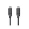 Monoprice Essentials USB Type-C to Type-C 2.0 Cable - 480Mbps_ 5A_ 26AWG_ Black_ 24283 - alternate 1