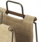 Homeroots Hanging Burlap And Iron Magazine Rack 389460 - alternate 2
