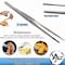 A2Z Scilab Culinary Tweezers, Blunt Serrated Jaws, 12 Inch Straight, Stainless Steel Tongs A2Z-ZR1036 - alternate 3