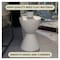 Leisuremod Loft Modern Fiberstone Hourglass Side Table, Weather-Resistant, Fully Assembled LST14W - alternate 3