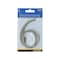 Hillman Number Distinctions 4" Silver Zinc Die-Cast Screw-On 6 Brushed Nickel 843326 - alternate 2