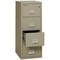 Fireking 4 Drawer, 1 Hr Fire & impact rated, 25" depth Letter Pewter 4-1825-CPE - alternate 3