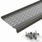 Waterlock Micromesh 6" Half Round Aluminum/SS Gutter Guard, Terratone, 1ft Sample WM-6HR-001-TRT - alternate 1