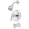 Boston Harbor Tub/Shower, Fixed Mount Showerhead, 1.75 gpm Showerhead, 1 Spray Settings, 1-Handle TQ-F1214517CP - alternate 1