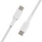 Belkin BOOST CHARGE Braided USB-C to USB-C Cable, 3.3 ft, White CAB004BT1MWH - alternate 2