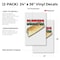 Signmission Burritos, Vinyl Decals Only 24 Inch x 36 Inch, Vinyl Decal, 2PK DSB-2436-2PACK-Burritos - alternate 2
