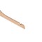 Nahanco 17in Natural Gloss Flat Wooden Shirt Hanger w/ Notches, 100PK 81-17CH - alternate 2