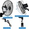 Edendirect 18 inch 5 Speed High Velocity Commercial Black Indoor Outdoor Wall Mount Fan, 4650 CFM ZR-HIFANXWALLMOUNTPRO18RC - alternate 2