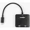 Rocstor USB-C TO DUAL DISPLAYPORT ADAPTER - 4K at 60HZ - RESOLUTIONS UP TO 3840X2160 at 60 Y10A201-B1 - alternate 2