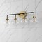 Jonathan Y Caleb 30.75" 4-Light Contemporary Transitional Iron/Glass LED Vanity Light, Black/Brass Gold JYL9554A - alternate 5