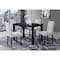 Global Furniture Usa Contemporary D8032 Black Dining Table & D9026 Dining Chair Silver D8032DT-BLK + D9026DC-SIL - alternate 3