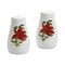 Gibson Home Perfect for Holidays Poinsettia 7 Piece Porcelain Serving Set in Red 99825.07R - alternate 3