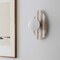 Jonathan Y Tivoli 12 in. Modern Minimalist 1-Light Ovoid Marble Stripe LED Wall Sconce, Light Brown/White JYL5900B - alternate 5