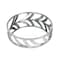 Homeroots 14in Silver Round Metal Geometric Vanity Tray 274455 - alternate 1