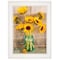Homeroots Country Sunflowers I 1 White Framed Print Wall Art 404305 - alternate 1
