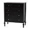 Baxton Studio Callison Bedroom Set with Chest, Black, Full 271-14731-14742-14740-14736-14736-ZORO - alternate 2