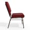Flash Furniture Fabric Church Chair, Burgundy Patterned XU-CH-60096-BY-BAS-GG - alternate 2