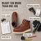 Handpoint Mens 6 in Soft Toe Work Boots-Water Resistant Leather Safety Boots, EH Rated, 11 HVB303-EE-11 - alternate 4