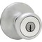 Kwikset Entry Knobs Mobile Home Satin Chrome 1-3/4 in Satin Chrome 94002-824 - alternate 1