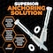 Xpose Safety 6 in Anchor Set Anchor Lag Shield and Washer for Speed Bump/Wheel Stop on Concrete, 12-PK CAS6-12-X - alternate 3