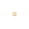 Jonathan Y Makena 28" Modern Minimalist Dimmable Integrated LED Metal Wall Sconce, Brass Gold JYL7022B - alternate 6