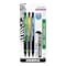 Zebra Pen Z-Grip Plus MP 0.7mm Asst 3pk + Lead & Erasers 55403 - alternate 1