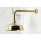 Kingston Brass Single-Handle Pressure Balanced Tub and Shower Faucet, Brushed Brass KB6337PL - alternate 3