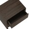 Manhattan Comfort Linda 24in Nightstand in Walnut Brown (2-Drawer) - Set of 2 2-NS015-BR - alternate 4