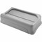 Rubbermaid Commercial Swing Top Lid, Gray, Plastic FG267360GRAY - alternate 1