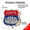 Signmission Cliff's Garage, 4 inch X 4 inch, Vinyl Decal, 2PK SHI-D-2PACK-4-383-CLIFF - alternate 3