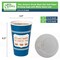 Ecoquality 16oz Insulated Paper Hot Cups With White Dome Lids New York Greek Design Cups, 250PK EQ16OZANGPCWDL-250 - alternate 4