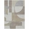 Homeroots 8' X 10' Khaki And Silver Geometric Washable Indoor Outdoor Area Rug 617923 - alternate 3