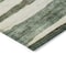 Homeroots 8' X 10' Sage And Beige Striped Washable Indoor Outdoor Area Rug 605906 - alternate 2