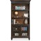 Hartford Library Bookcase in 2 Tone Distressed Black IMHF4078D - alternate 1