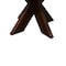 Homeroots 48" Brown Solid Wood Round Top Dining Table 606256 - alternate 4