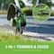 Greenworks 24V 12'' Cordless Battery String Trimmer & Edger with 2.0 Ah Battery & Charger 2128502 - alternate 1