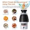 Tecasa 3/4 HP Garbage Disposals, 2700 RPM, 37 oz, 115V, With Power Cord TGES63A - alternate 4