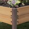 Miracle-Gro 4 x 4 x 2.3 ft Wrangler Brown/Cedar Wood Raised Garden Planter MGWRP4428 - alternate 6
