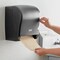 Lavex Black Automatic Paper Towel Dispenser with Motion Sensor 712RTHNDSFRE - alternate 4
