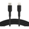 Belkin BOOSTCHARGE USB-C TO LIGHTNING CABLE (1M / 3.3FT, BLACK) CAA003BT1MBK - alternate 1