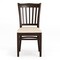 Flash Furniture HERCULES Vertical Slat Back Walnut Wood Restaurant Chair - Tan Vinyl Seat XU-DGW0008VRT-WAL-TNV-GG - alternate 2