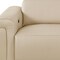 Homeroots 73in Cream and Black Italian Leather Power Reclining Loveseat 720483 - alternate 2