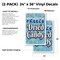 Signmission Freeze Dried Candy, Vinyl Decals Only 24 Inch x 36 Inch, Vinyl Decal, 2PK DSB-2436-2PACK-30378 - alternate 2