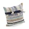 Homeroots Set of Two Blue Striped Cotton Throw Pillow With Tassels, 2PK 554579 - alternate 3