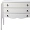 Homeroots 34" White Solid and Manufactured Wood Three Drawer Standard Chest 389803 - alternate 3