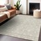 Homeroots 5' X 8' Beige And Ivory Geometric Washable Indoor Outdoor Area Rug 595704 - alternate 4