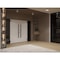 Vdomdoors Aluminum Double Doors Dekton 0118 Natural Noir 2 Sidelights Entry Door Painted (W96xH80) Right hand DEKTON0118DEXD-NOIR-W12+72+12xH80-RH-I - alternate 2