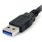 Startech.Com 10 FT BLACK SUPERSPEED USB 3.0 CABLE AB USB3SAB10BK - alternate 1