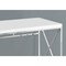 Homeroots 47" White and Silver Computer Desk 333408 - alternate 3